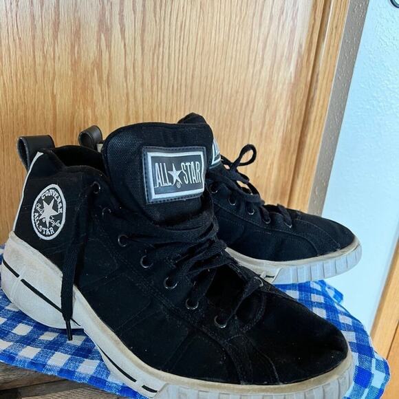 CONVERSE ALL STAR, Chuck Taylor Black Canvas Men\'s size US 12 main image 4
